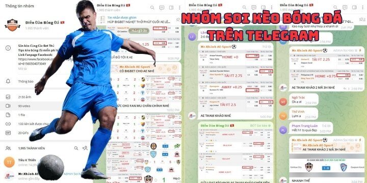 Nhóm soi kèo bóng đá Telegram là gì?