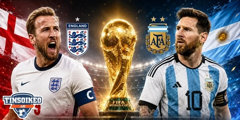 Kèo trận đấu Anh vs Argentina 02h 16/7: Đại Chiến Bán Kết Định Mệnh